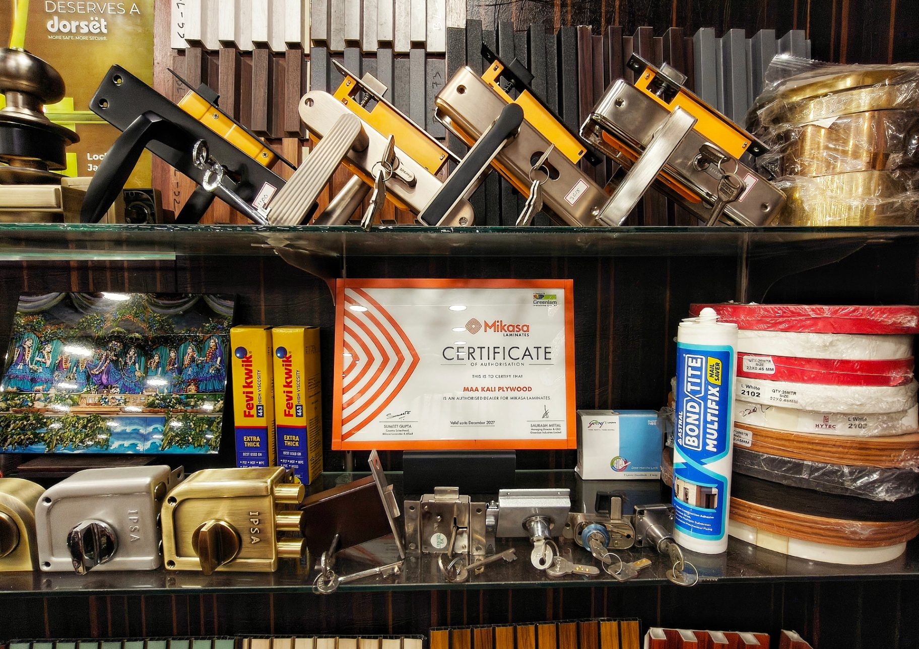 Mikasa Laminates Authorised Dealer Certificate